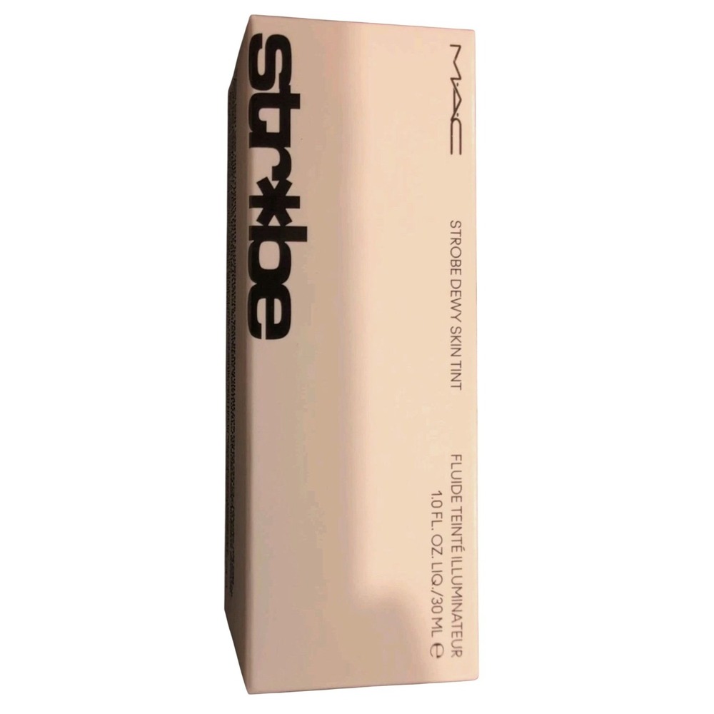 NEW MAC Strobe Dewy Skin Tint Moisturizer in Deep 1 color Sheer Hydration Makeup